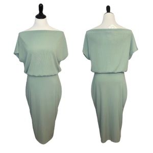 NWOT Mint Green Off Shoulders Dress Size Large Juniors